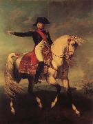 Natoire, Charles Joseph Horseman likeness of Napoleon I Spain oil painting artist